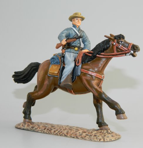 Confederate Trooper Firing Leveled Shotgun|RC.17|Frontline Toy Soldiers|ACW