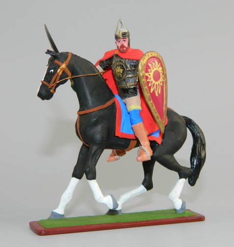 Mounted Knight with Stainless Steel Sword