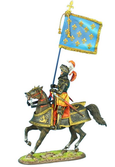 French King's Mounted Standard Bearer