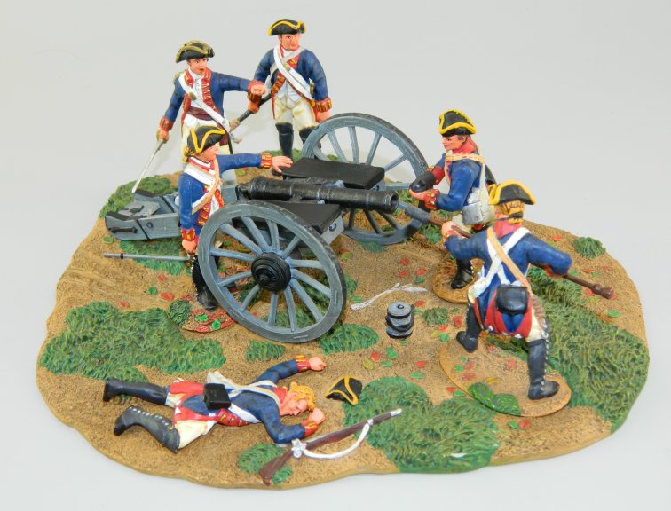 "His Majesty Shall be Heard from Today" 6 Figure Gun Crew with Cannon and Terrain Base