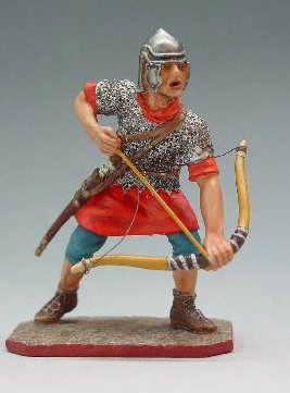 Roman Archer Ready to Fire