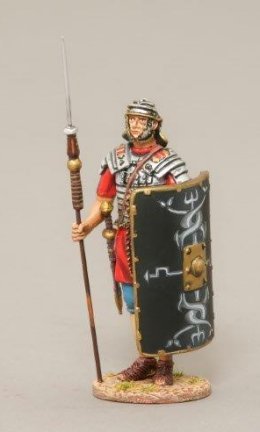 Legionnaire Sentry with Pilum - 30th Legion Black Shield