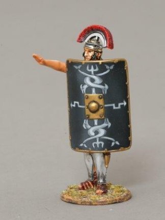 Saluting Centurion - 30th Legion Black Shield