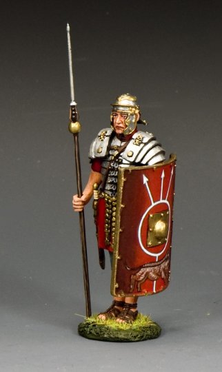 ‘At Attention’ Roman Legionary w/Pilum