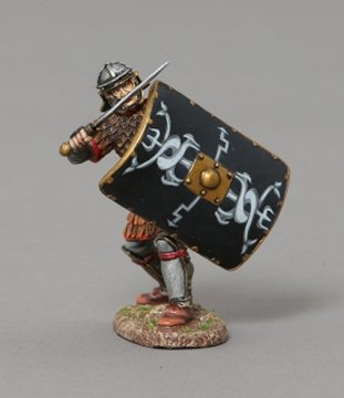 Legionnaire Ready to Parry - 30th Legion Black Shield