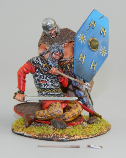 Gallic Warrior Wounded Vignette