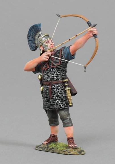 Standing Praetorian Archer Firing Upwards