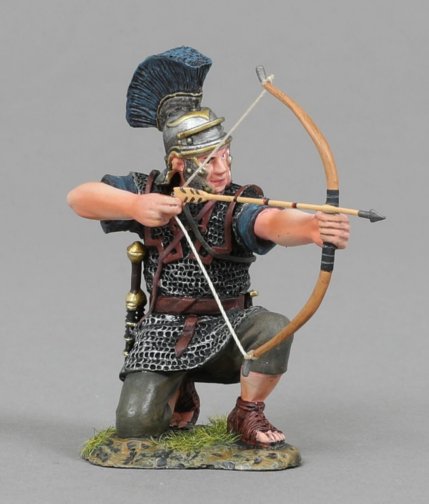 Kneeling Praetorian Archer Firing Straight ahead