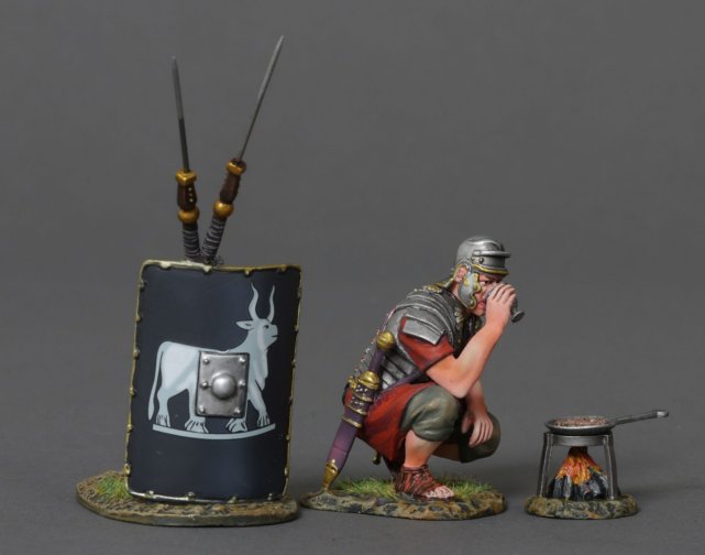 Roman Soldier Cooking - 9th Legion Black Shield