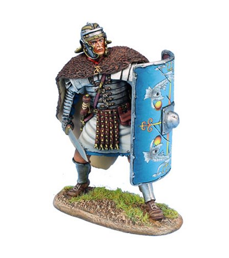 Imperial Roman Legio XXX Ready in Bearskin Cloak