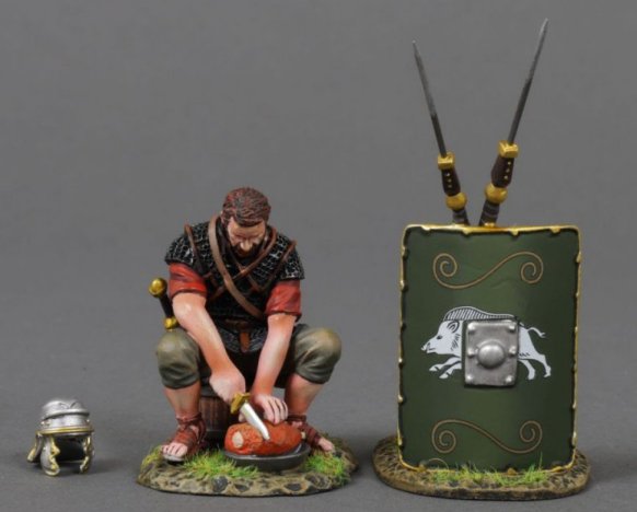 The Meat Cutter - Green 19th Legion Shield