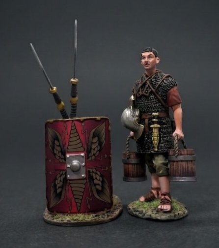 The Roman Water Carrier with Red Shield