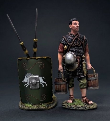 The Roman Water Carrier with Green Shield