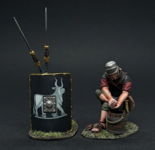 Roman Washerman with Black Shield