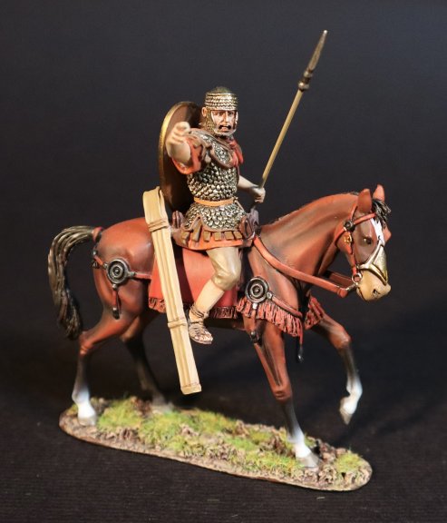 Decurion with Green Shield, Roman Auxiliary Cavalry