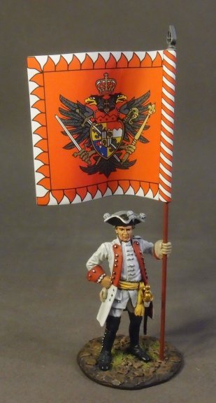 Infantry Officer with Regimental Flag - Roth Wurzburg Infantry Regiment