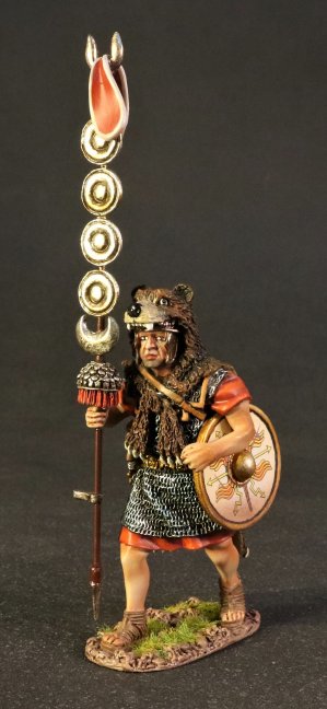 Signifer with White Shield, Roman Army of the Late Republic
