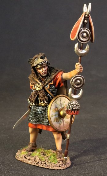 Signifer with White Shield, Roman Army of the Late Republic