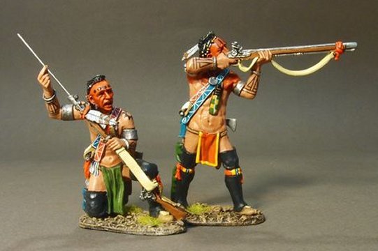 Woodland Indians Skirmishing