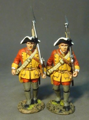 2 Line Infantry Marching, Connecticut Provincial Regiment