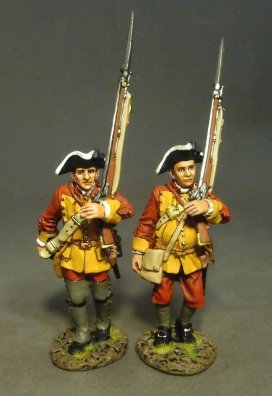 2 Line Infantry Marching, Connecticut Provincial Regiment