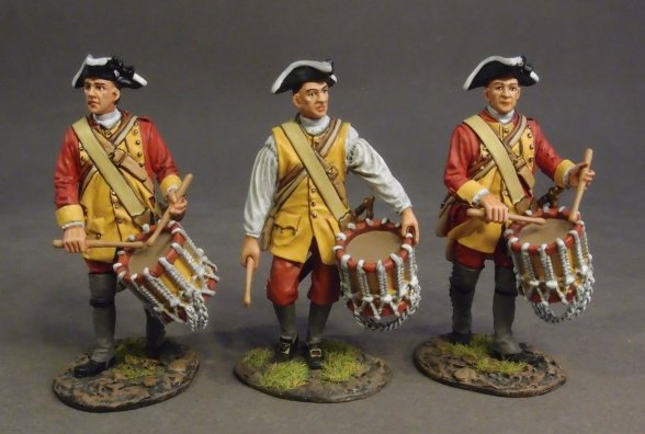 Three Drummers - The Connecticut Provincial Regiment