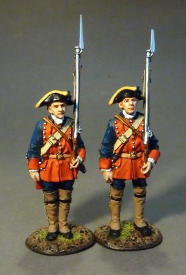 2 Line Infantry at Attention #2, The New Jersey Provincial Regiment