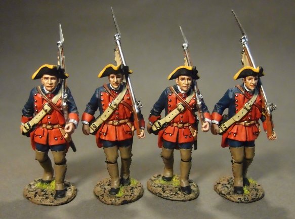 4 Line Infantry Marching Set #1, New Jersey Provincial Regiment