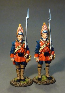 2 Grenadiers at Attention, The New Jersey Provincial Regiment