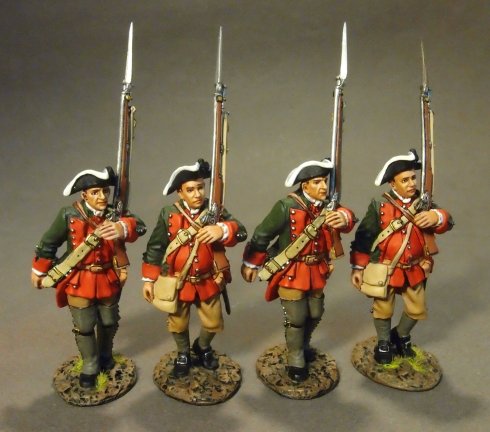 Four Line Infantry Marching, Set #2, The Pensylvanian Provincial Regiment