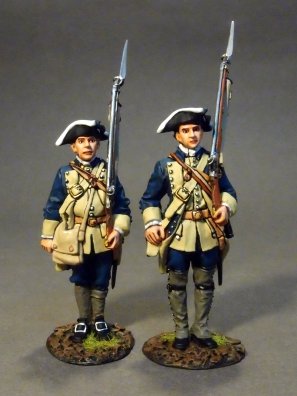 Two Line Infantry at Attention, South Carolina Provincial Regiment