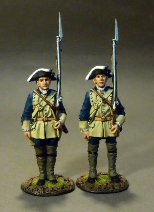 Two Line Infantry At Attention #2, South Carolina Provincial Regiment