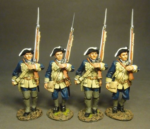 Four Line Infantry Marching Set #1, South Carolina Provincial Regiment