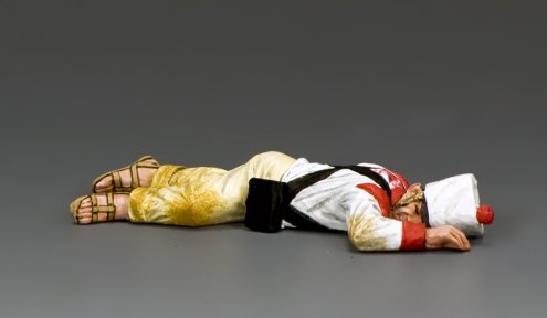 Lying Dead Mexican Soldier (Face Down)