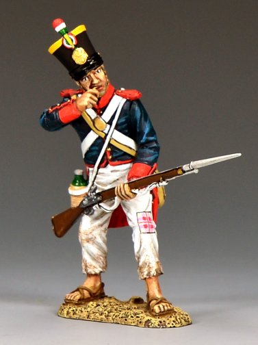 Santa Anna’s Soldier Biting Open a Fresh Cartridge