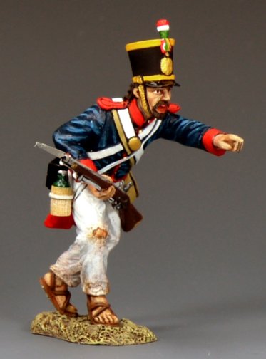 Santa Anna’s Infantry Soldier Pointing Forward