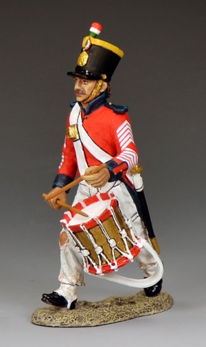 Santa Anna’s Infantry Drummer Advancing