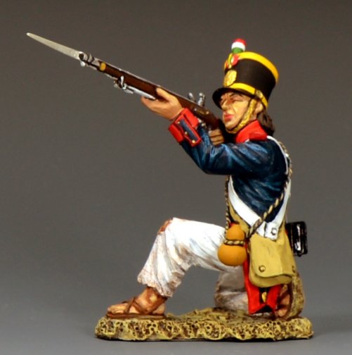 Santa Anna’s Infantry Kneeling Soldier Firing Upwards