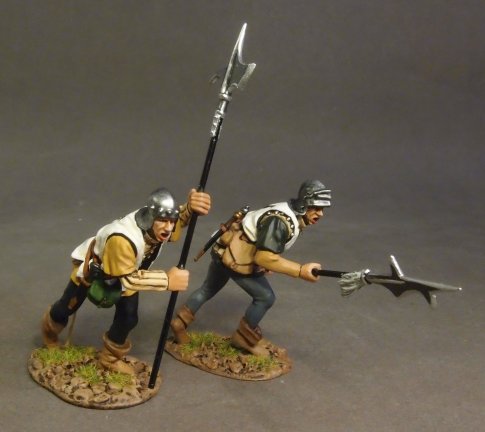 Two Billmen, The Retinue of Rhys Ap Thomas - Battle of Bosworth Field