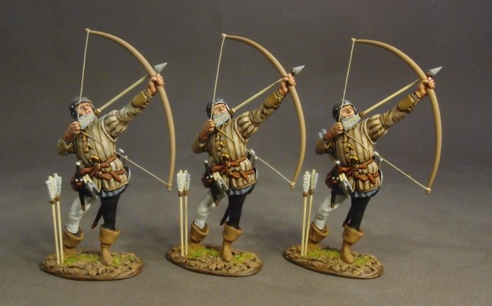 Three Archers, The Retinue of Rhys Ap Thomas - Battle of Bosworth Field