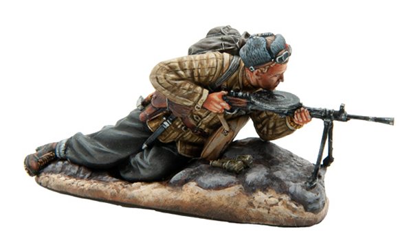 Russian Mountain Troop with Degtyaryov MG