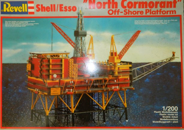 Shell/Esso "North Cormorant" Off-Shore Platform - 1/200th Scale Model Kit