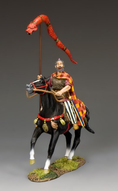 Mounted Chieftain w/The Draco Standard