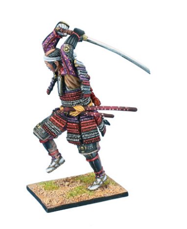 Samurai Warrior Attacking with Katana