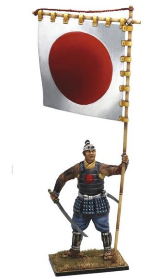 Standard Bearer of Date Masamune - Battle Flag (O Uma Jirushi)