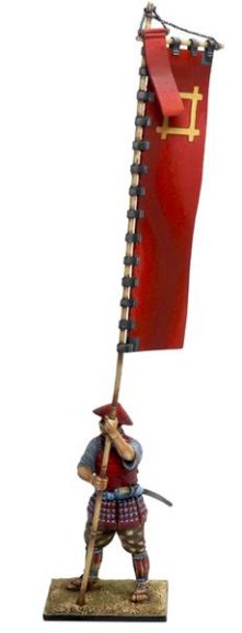 Standard Bearer with Ii Naomasa Nobori Flag