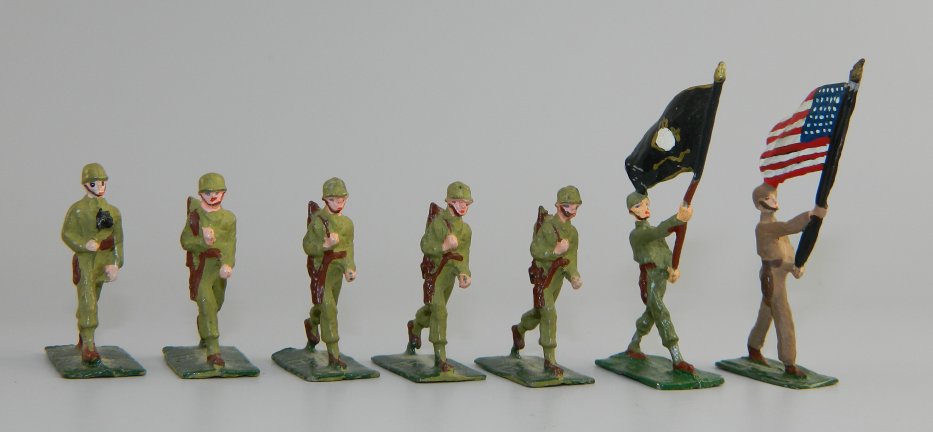 U. S. Marine Corps Color Party - 30mm