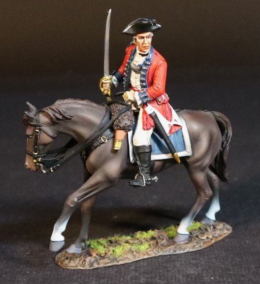 British Mounted Officer, Battle of Saratoga