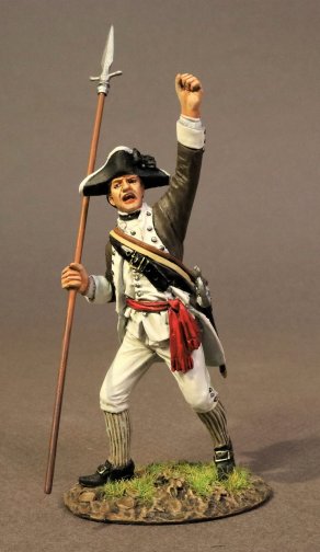 Infantry Officer, 1st Canadian Regiment, Continental Army