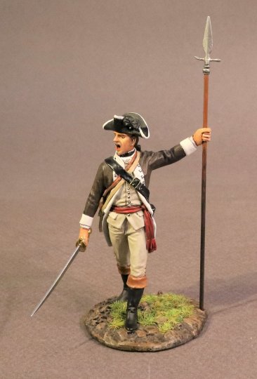 Infantry Officer, 1st Canadian Regiment, Continental Army